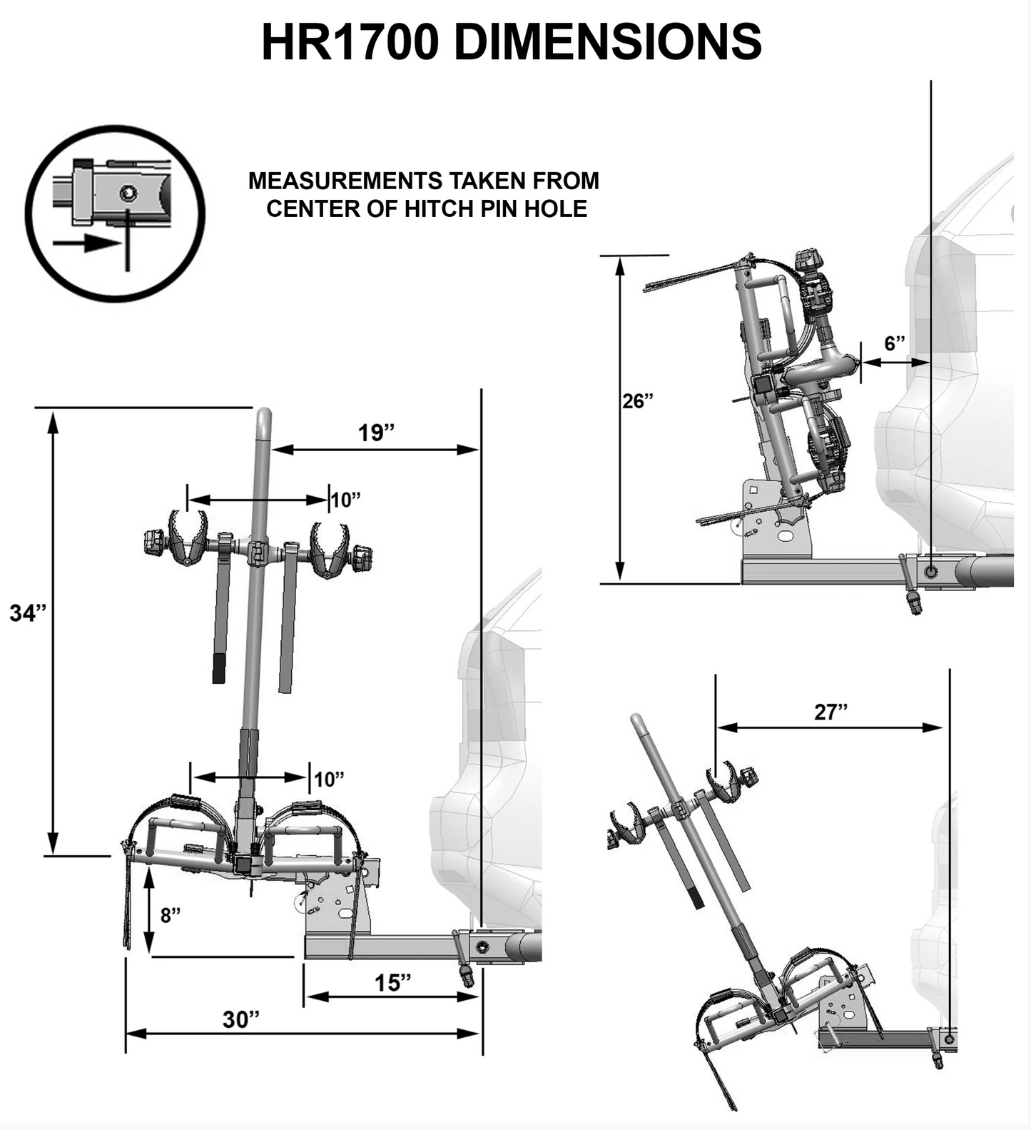 Hollywood Racks RV Rider For E-Bikes