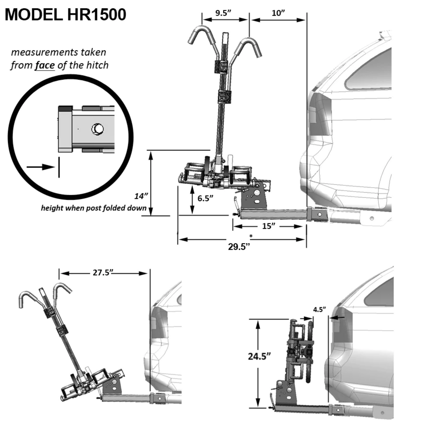 Hollywood Racks Sport Rider For E-Bikes