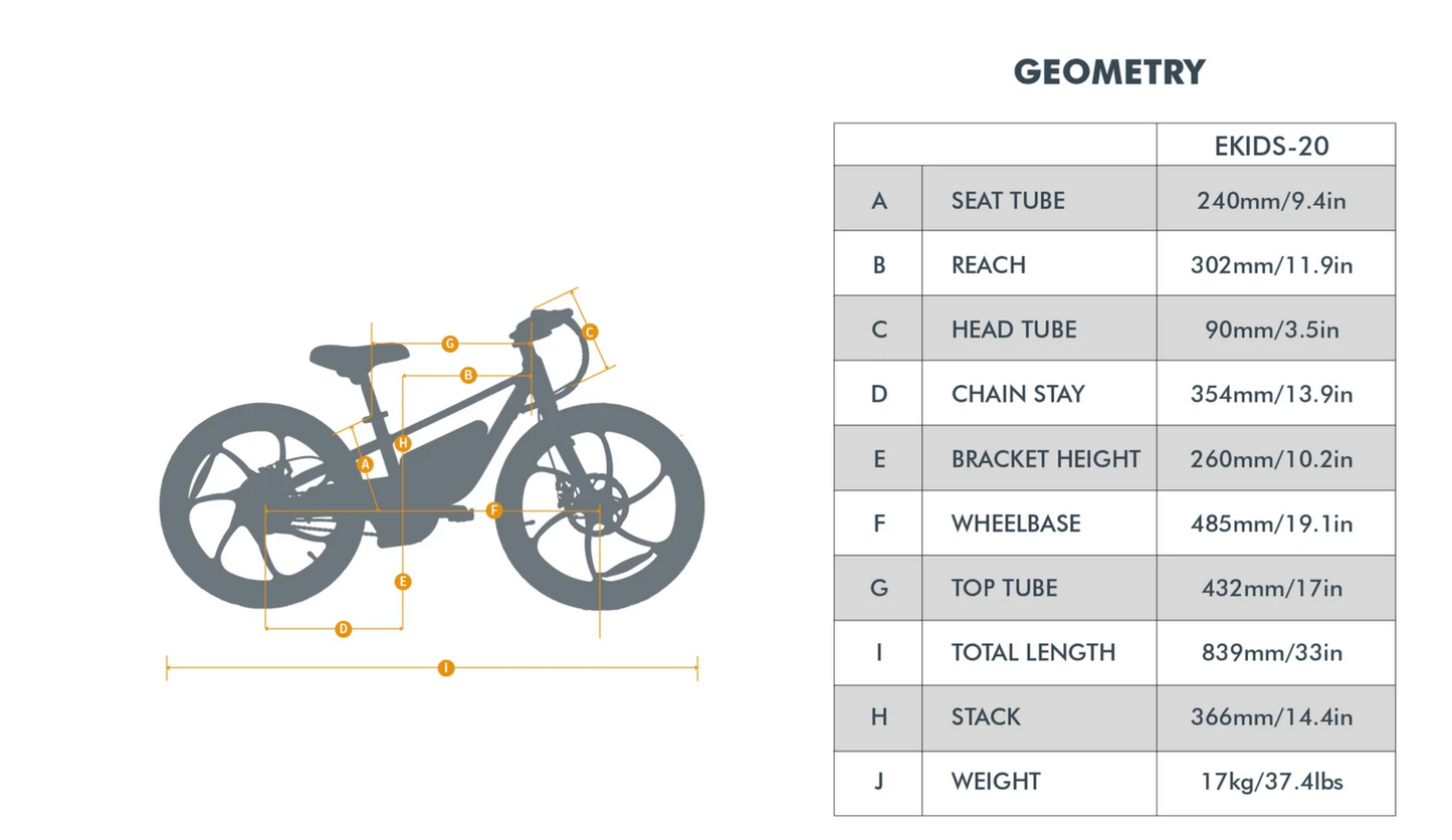 EKIDS-20 2024 Kids ebike