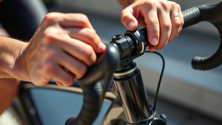 adjusting bike handlebar height