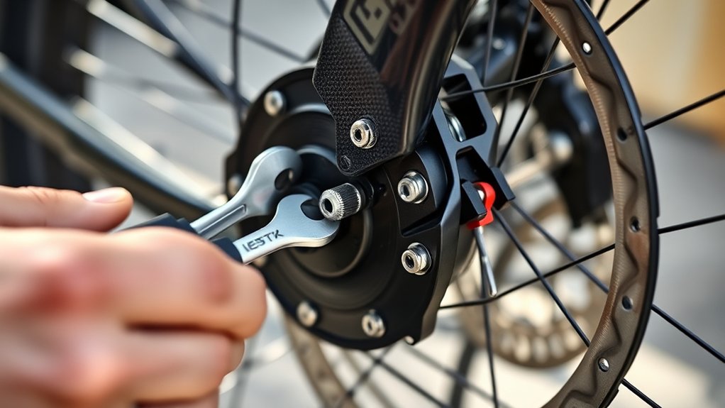adjusting electric bike brakes