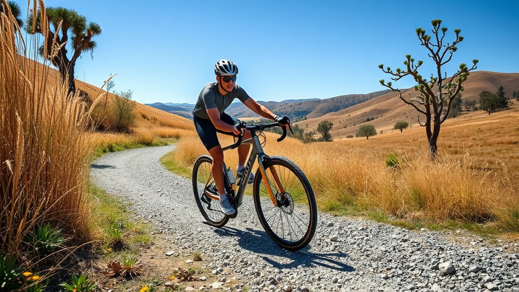 adventurous challenging off road cycling
