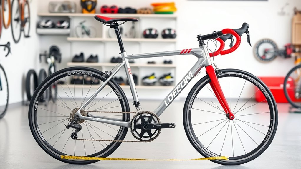bike size and workspace