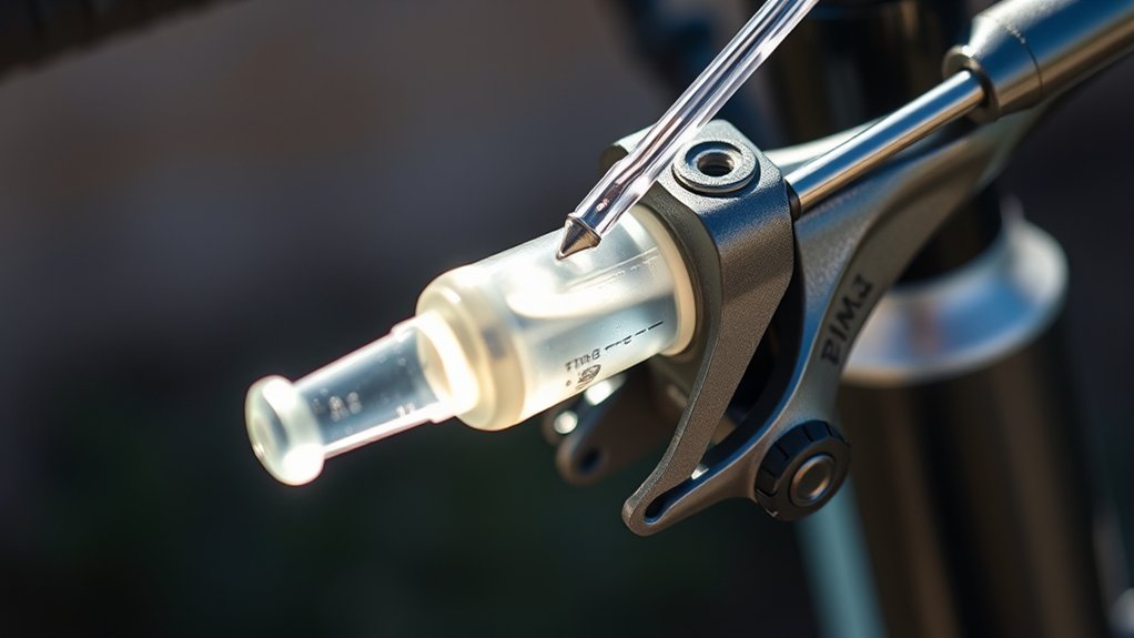 bleeding mountain bike brakes