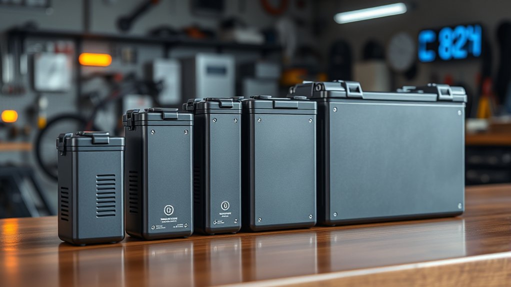common e bike battery sizes