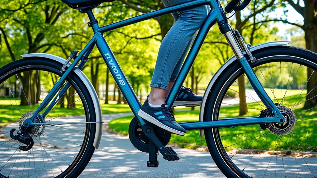 determine hybrid bike size
