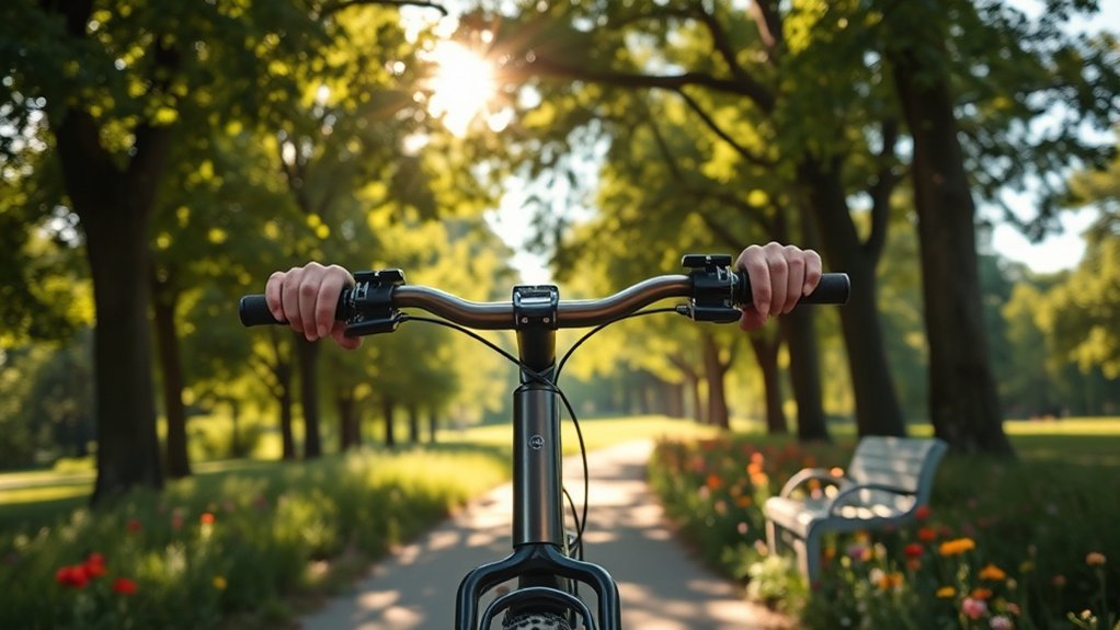 electric motor assists pedaling