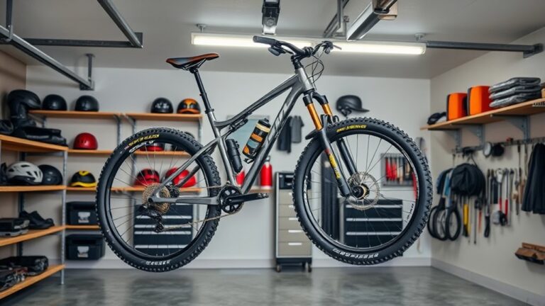 garage mountain bike storage
