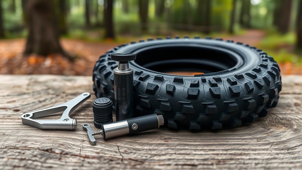 gather bike tire tools