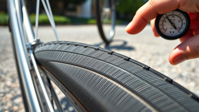 hybrid bike tire pressure