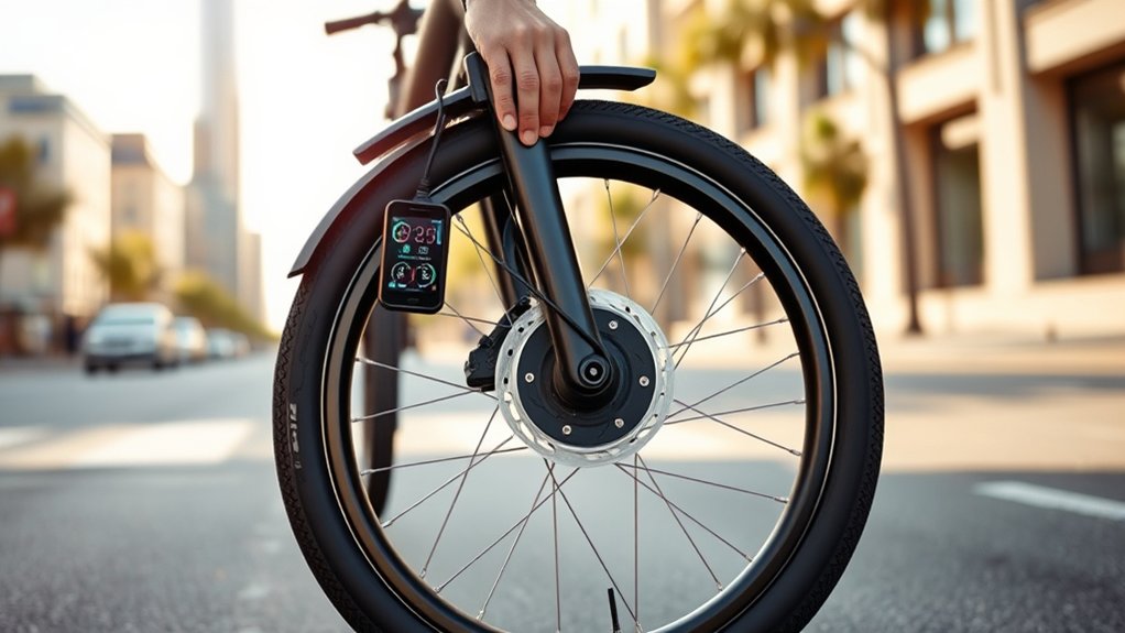 in wheel electric bike mechanism