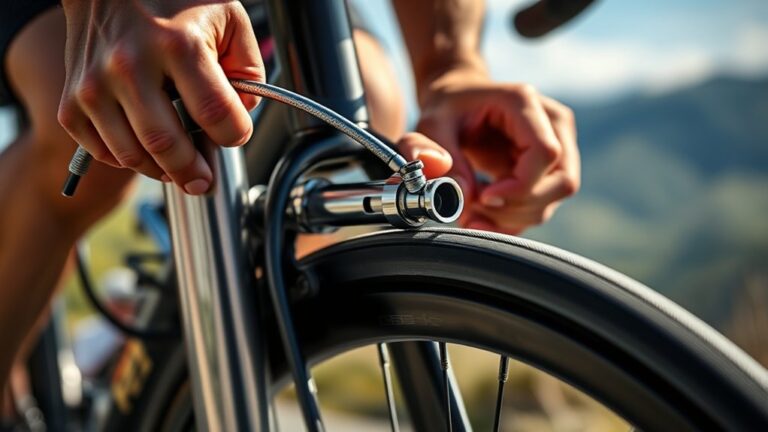 inflate road bike tires