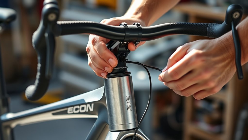 install racing handlebars hybrid