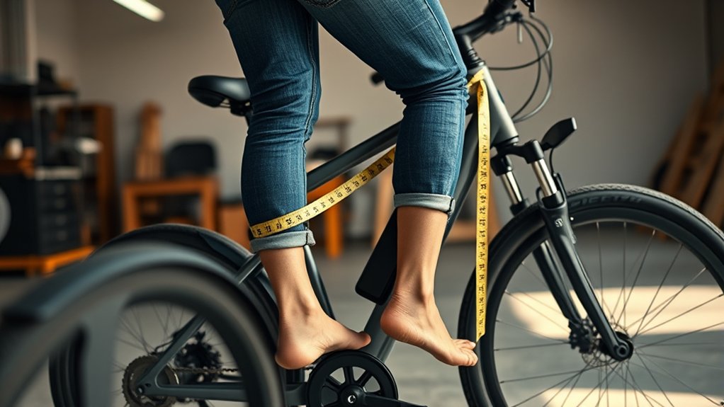 measure inseam for bike fit