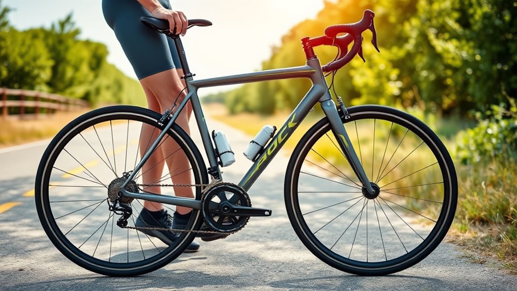 measuring road bike frame
