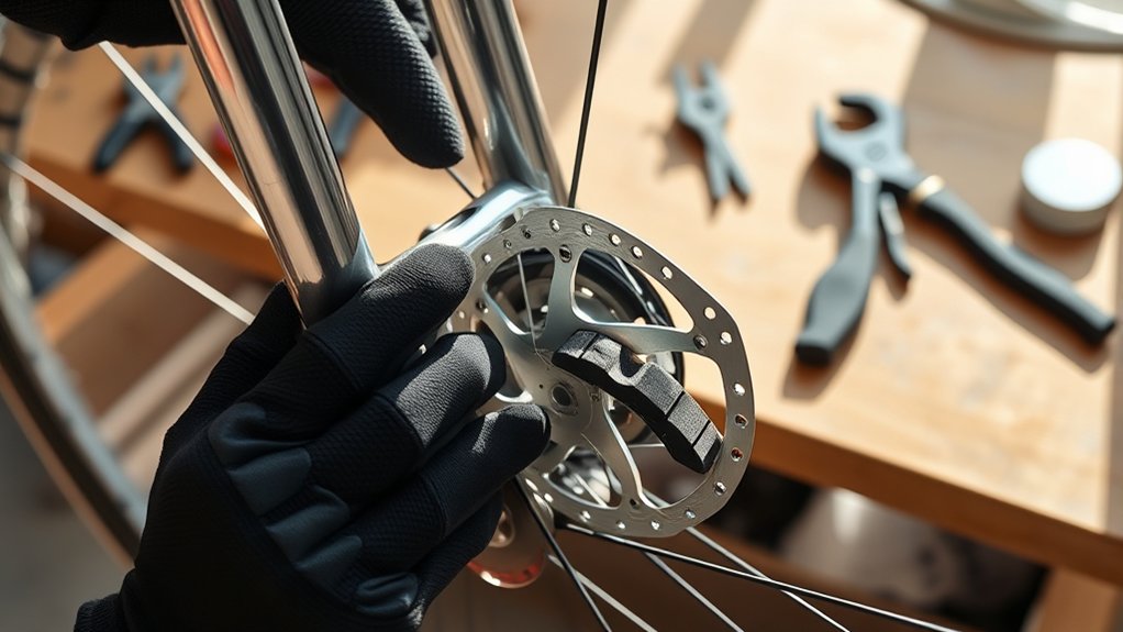 prepare tools and pads