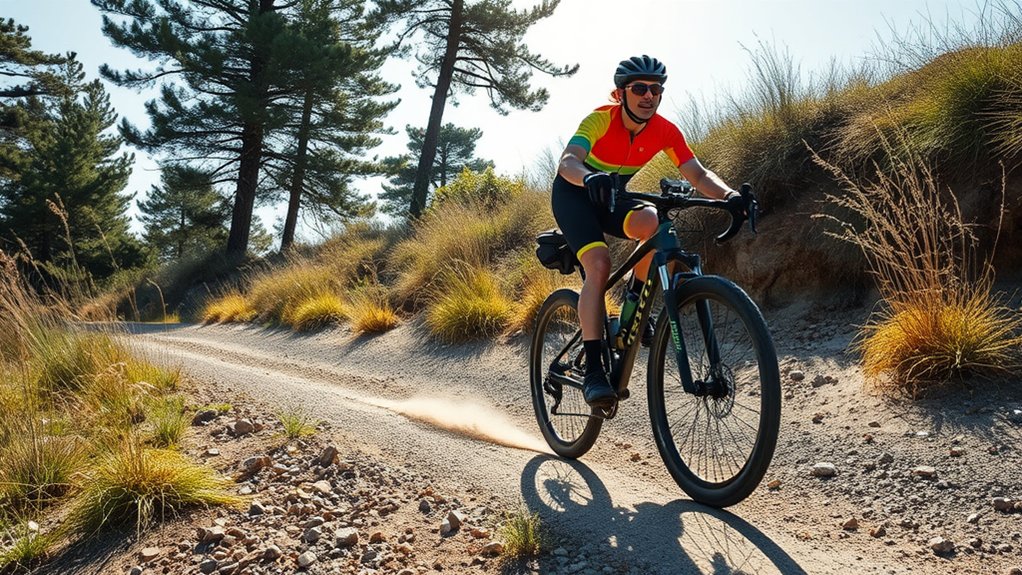 ride hybrid bike carefully