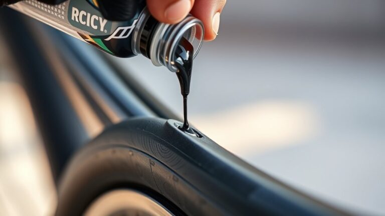 sealant application for bike tires