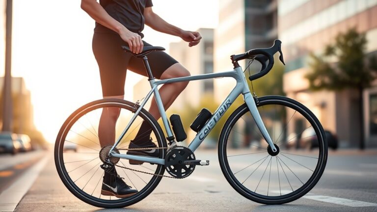 selecting road bike size