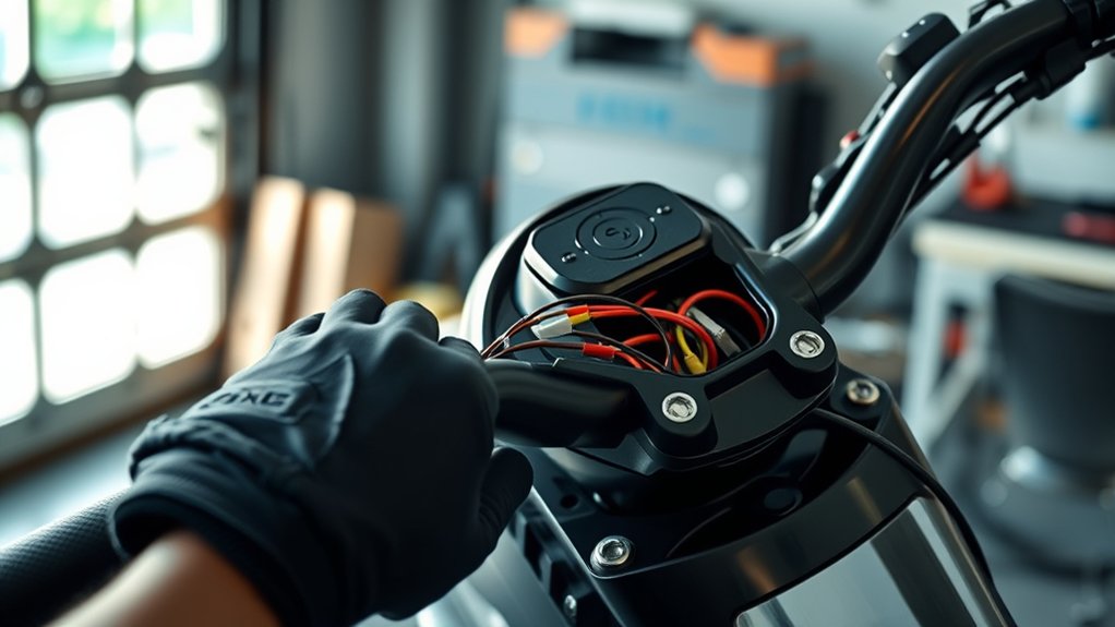 starting electric bike securely