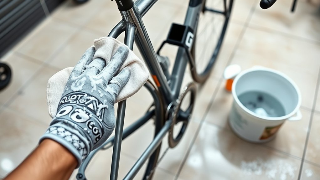 step by step bike cleaning