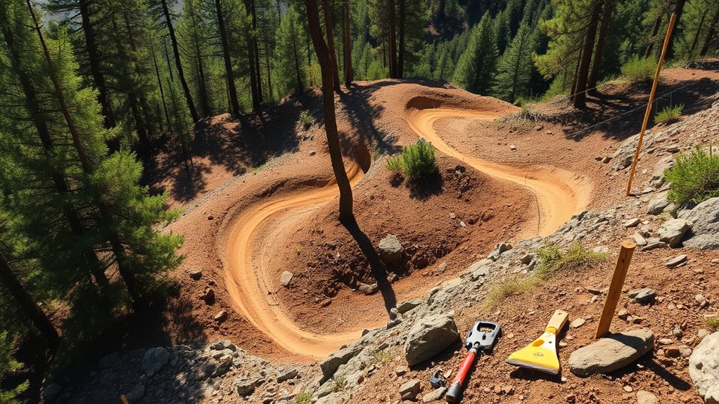 varied terrain good drainage