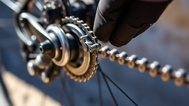 adjust bike chain tension