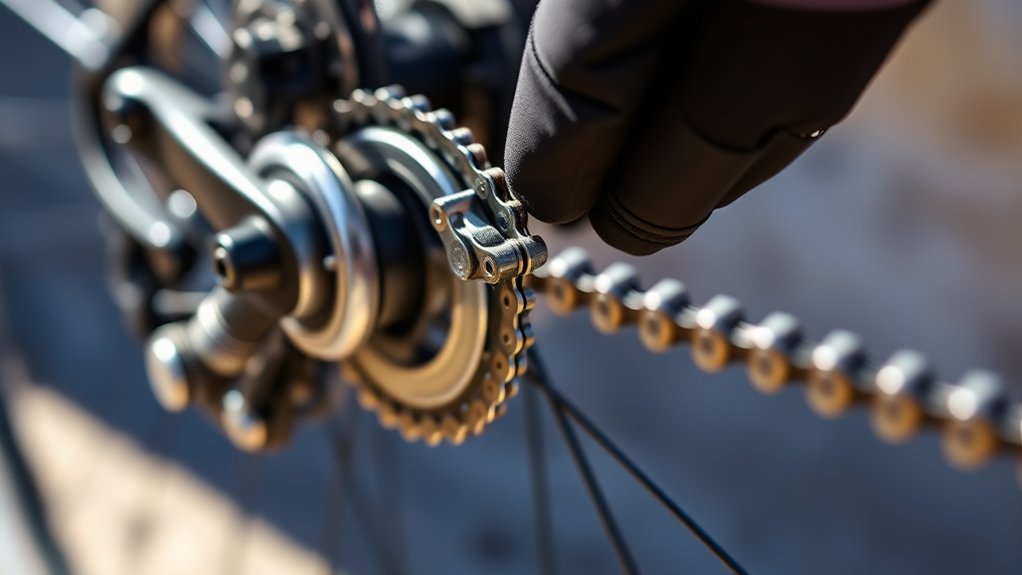 adjust bike chain tension