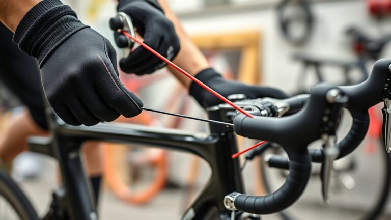 adjusting bike brake tension