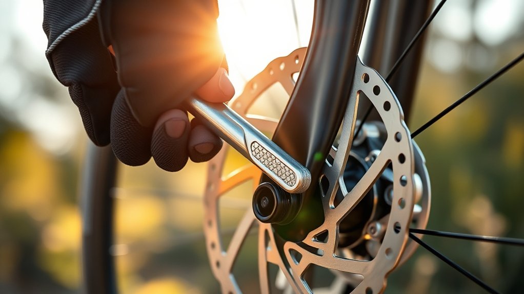 adjusting mountain bike brakes