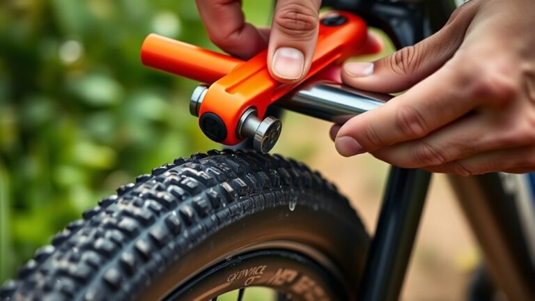 inflate mountain bike tire
