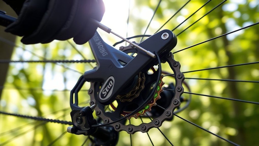 mountain bike gear adjustment