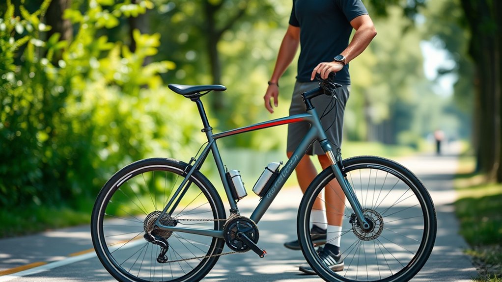 proper hybrid bike fitting
