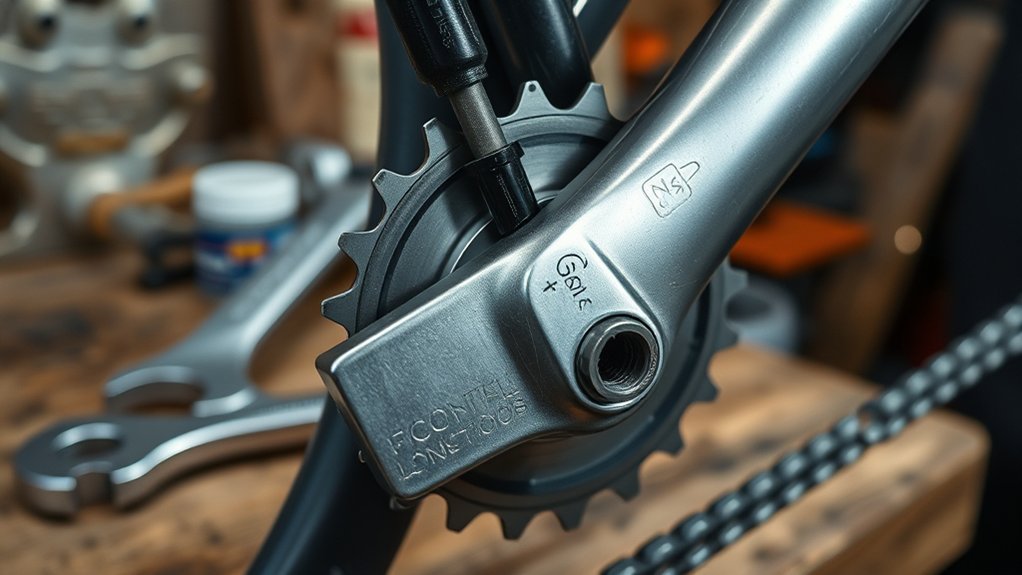 remove crank arm safely