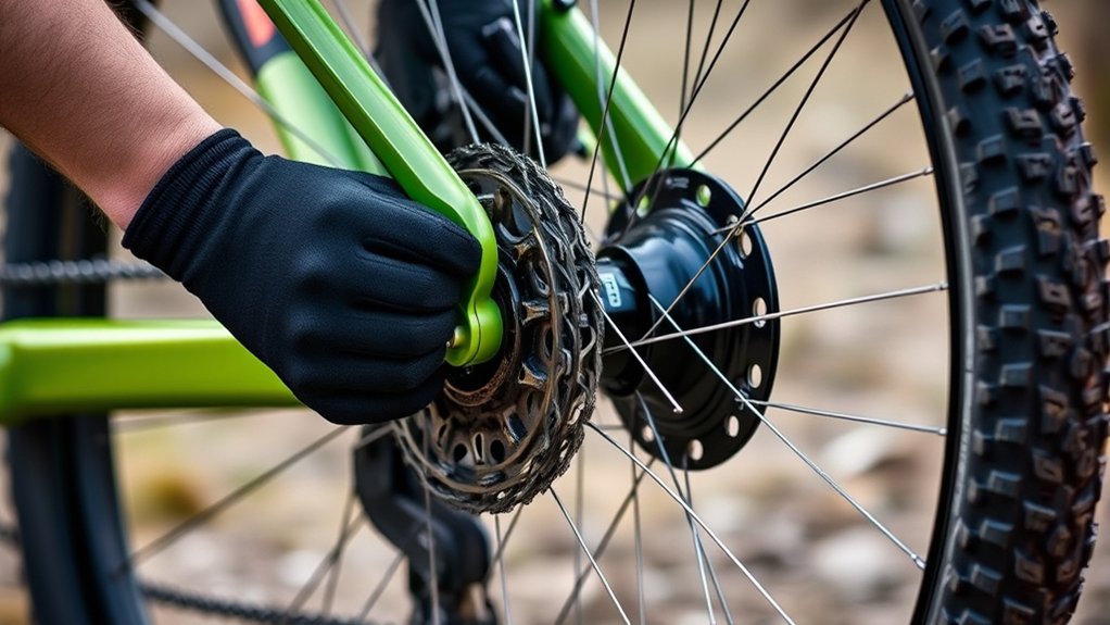 remove rear wheel easily