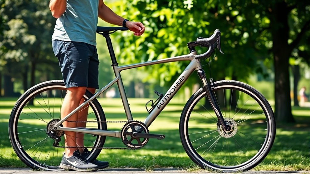 selecting hybrid bike size