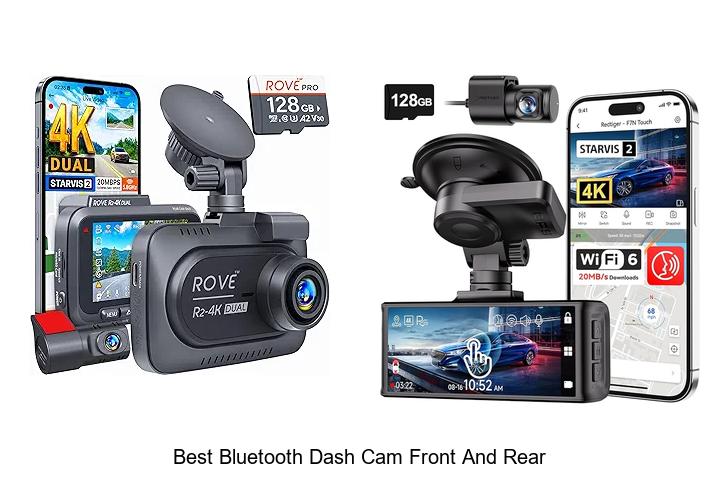 Top 12 Best Bluetooth Dash Cam Front And Rear Revealed!