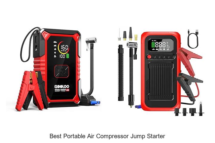 Top 15 Best Portable Air Compressor Jump Starter Picks Revealed!