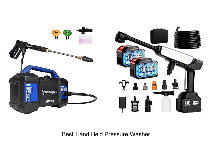 Top 12 Best Hand Held Pressure Washer That Will Blow You Away